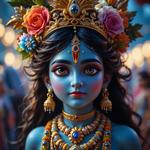 День явления Кришны (Krishna Janmashtami) в Индии