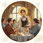 День святой Зиты (покровительница официантов, лакеев и домработниц)